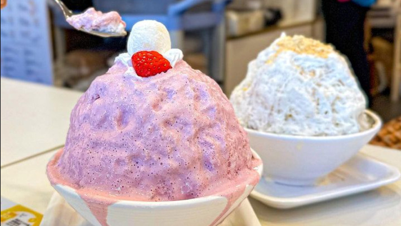 荃灣抵食甜品店足料芋圓刨冰！全新開心果／黑糖紅豆四色芋圓／玄米榴槤／士多啤梨麻糬口味刨冰