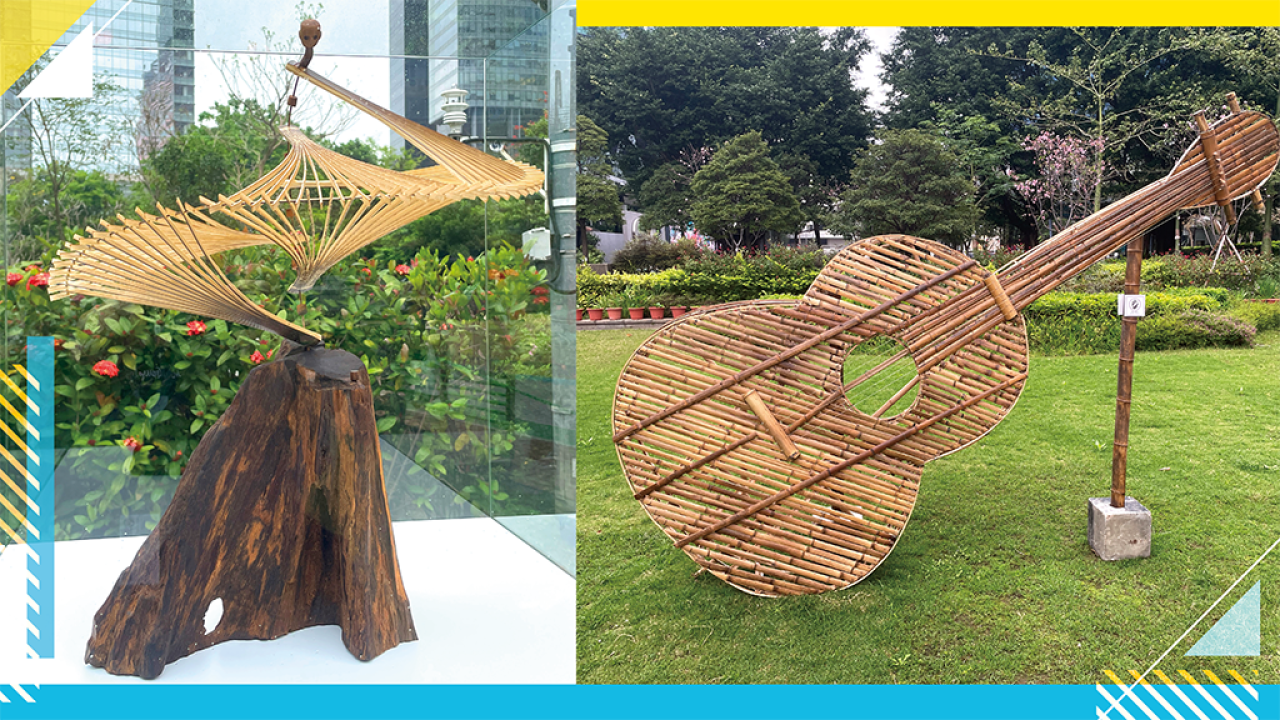 建造業零碳天地「建築．見竹」戶外藝術展 用創意傳承傳統竹藝