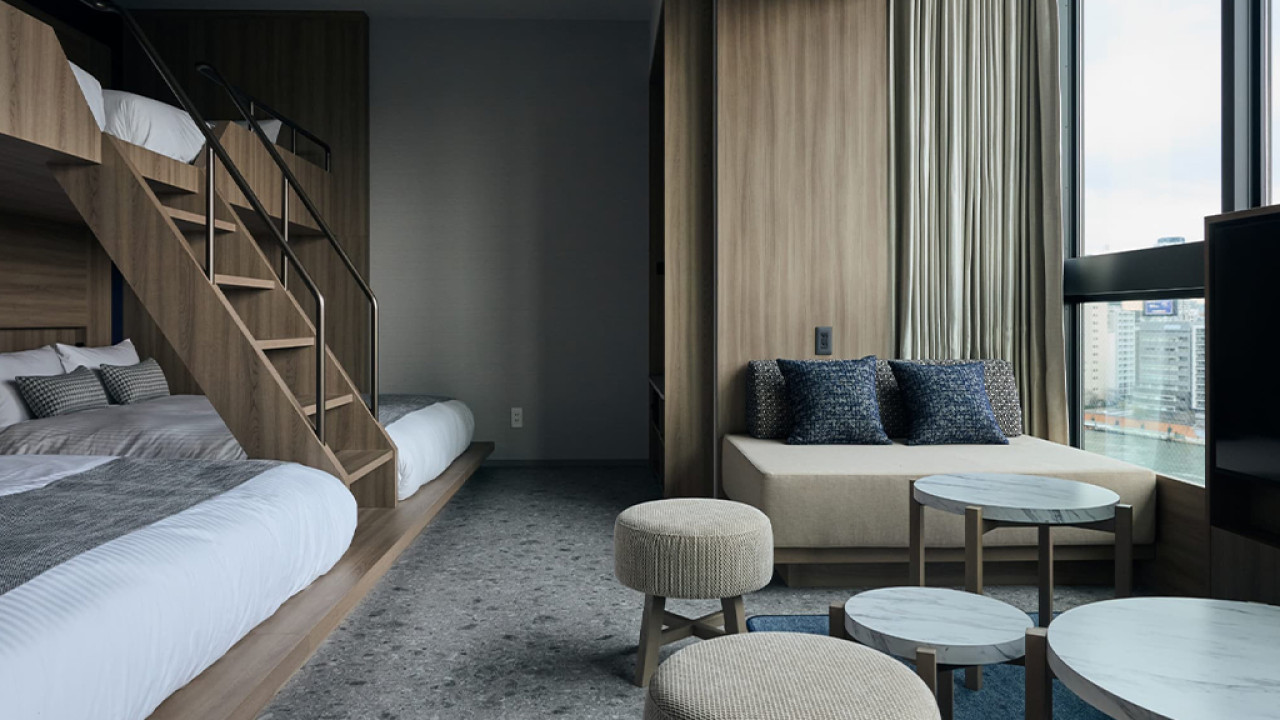 東京全新質感酒店「FAV TOKYO 兩國」開幕 最平人均$439起！超大雙層床6人套房 