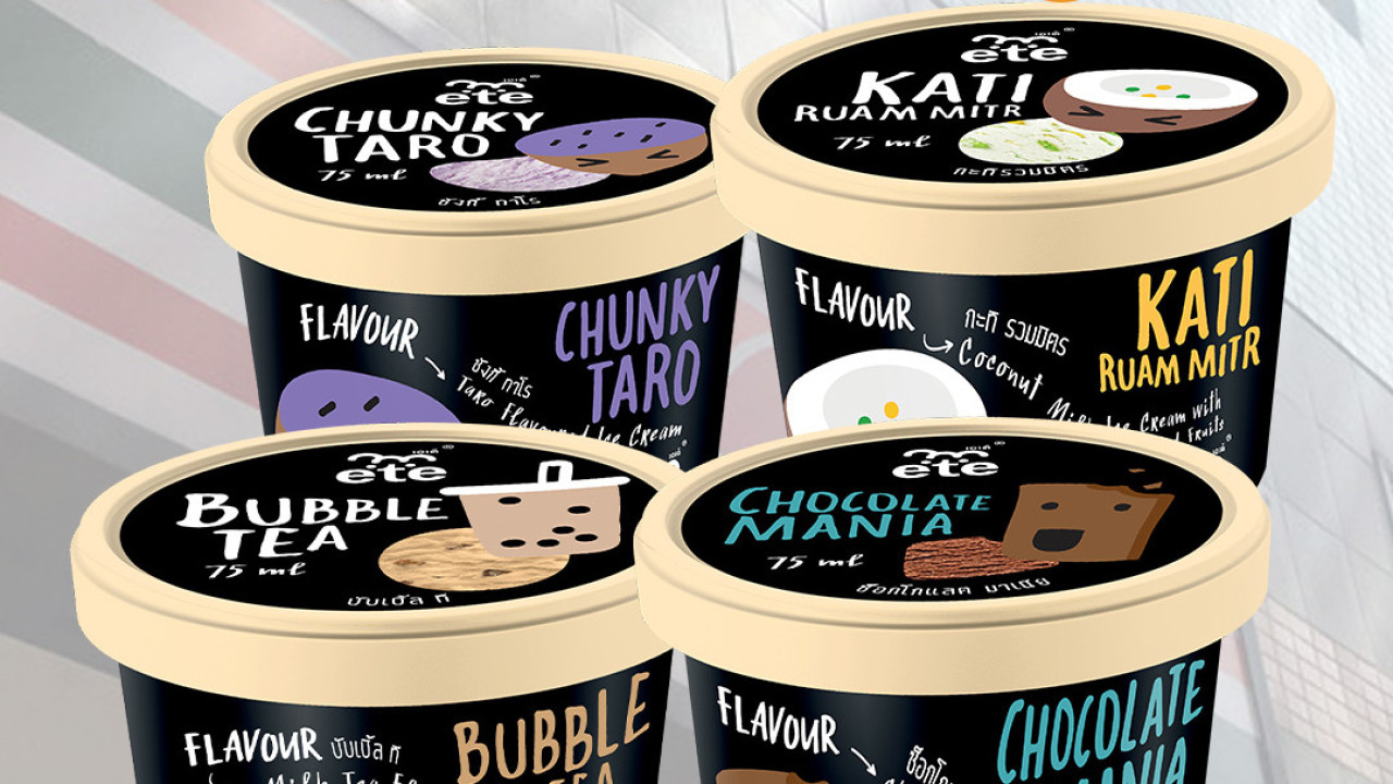 泰國直送！人氣été雪糕登陸香港 泰式珍多冰／珍珠奶茶／香濃朱古力／香芋口味