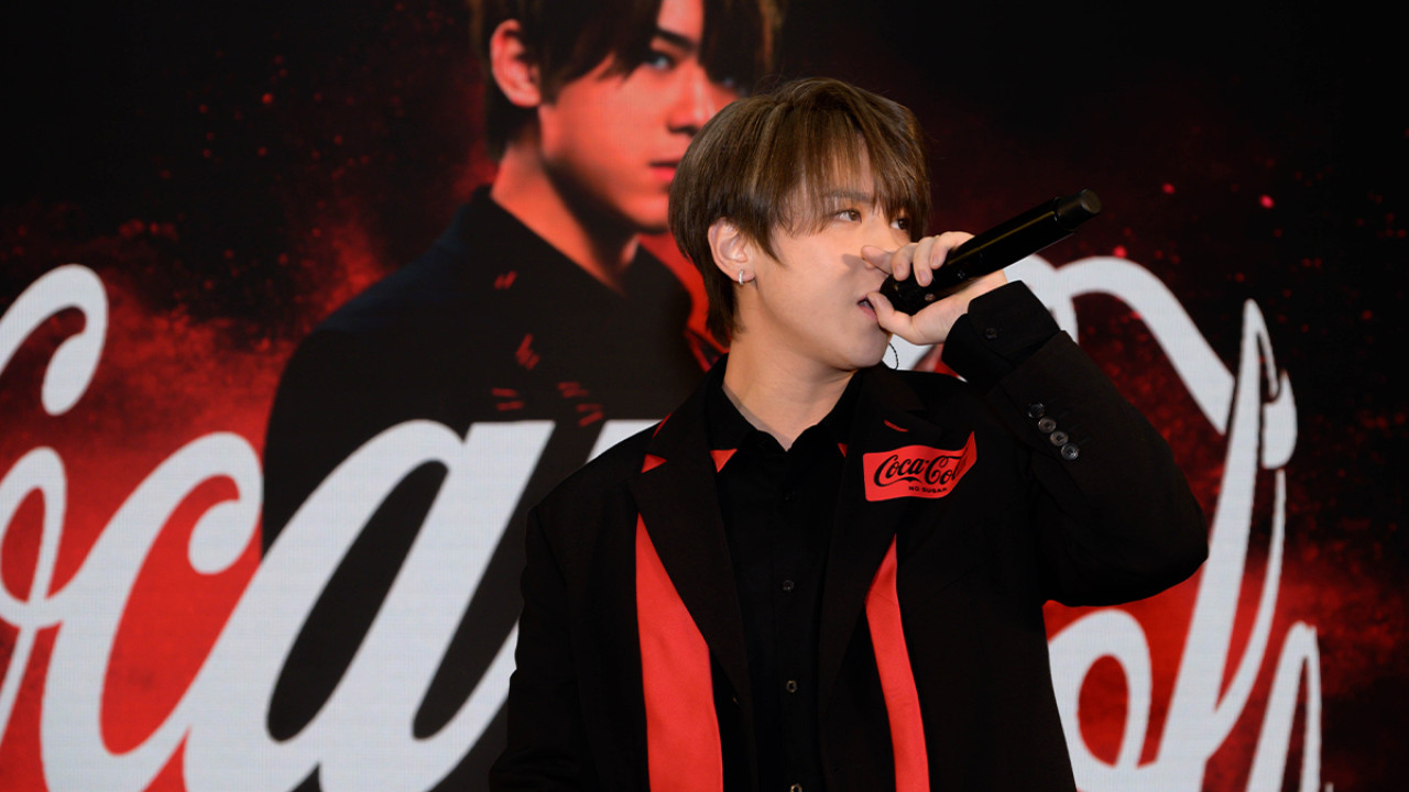 可口可樂x姜濤互動體驗區登陸旺角！姜濤現身揭幕禮首唱廣告歌