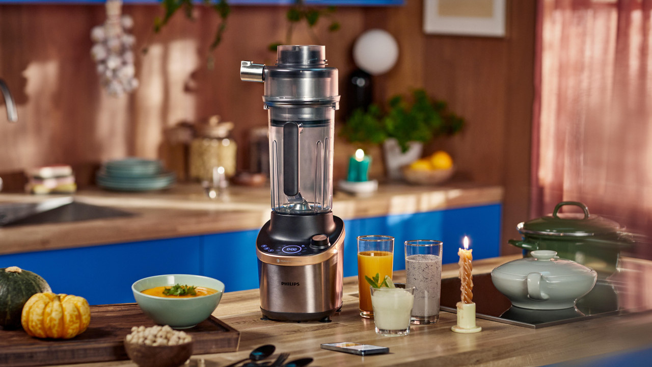 Philips推出全新Flip&Juice二合一攪拌榨汁機！8種攪拌模式／節省廚房空間