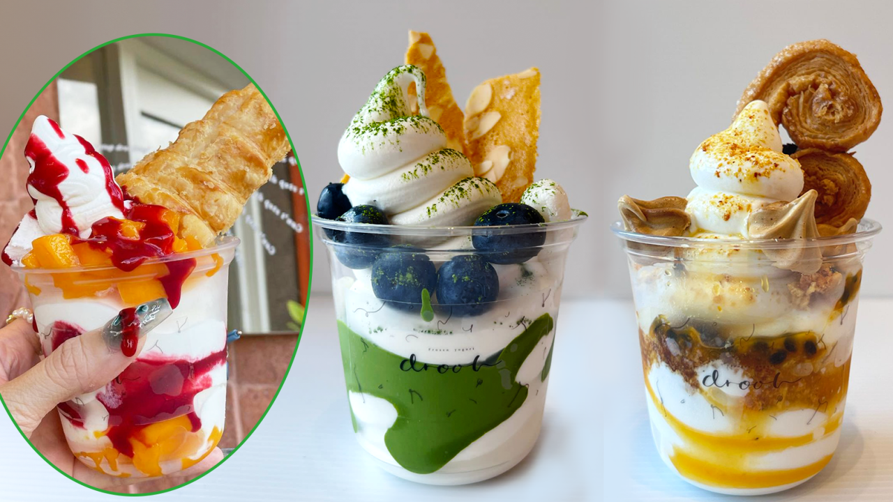 尖沙咀打卡希臘乳酪雪糕店筒裝Froyo買一送一優惠！　乳酪雪糕酥皮筒／麻糬／蝴蝶酥等21款配料任你選