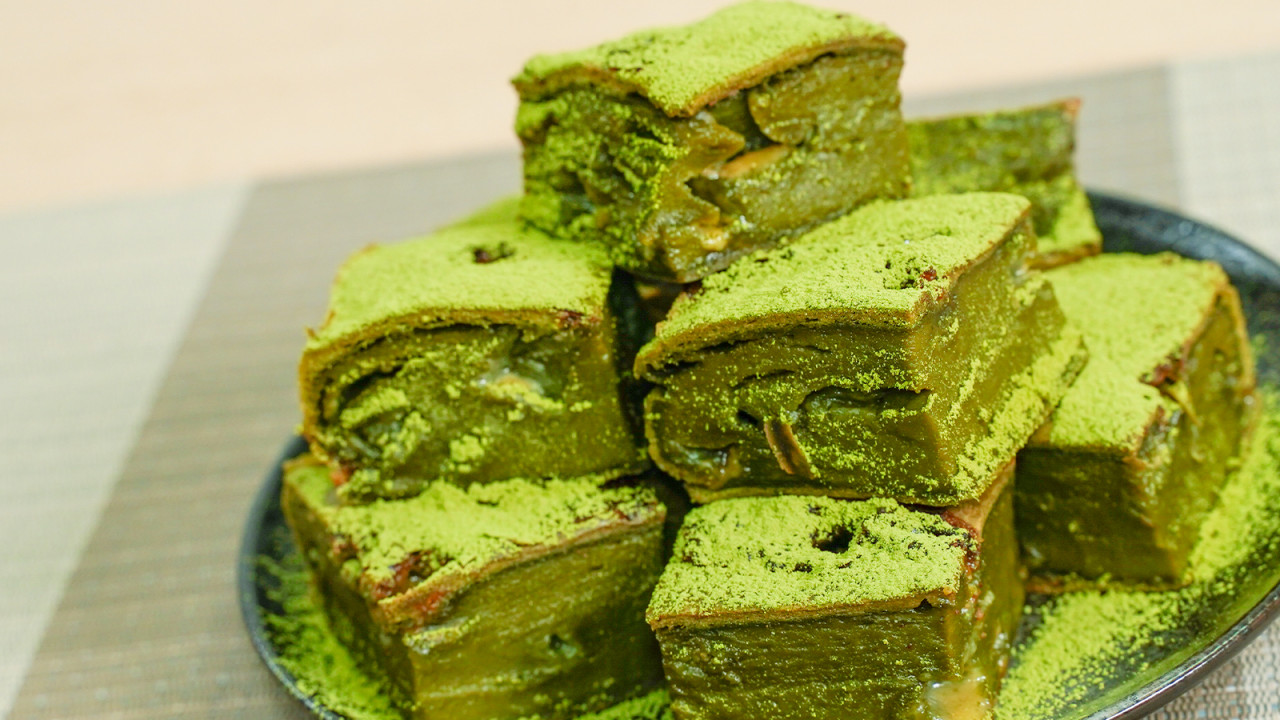 麻糬食譜｜脆皮抹茶豆乳烤麻糬Brownie食譜　酥脆內煙韌！新手零失敗簡單4步氣炸甜品