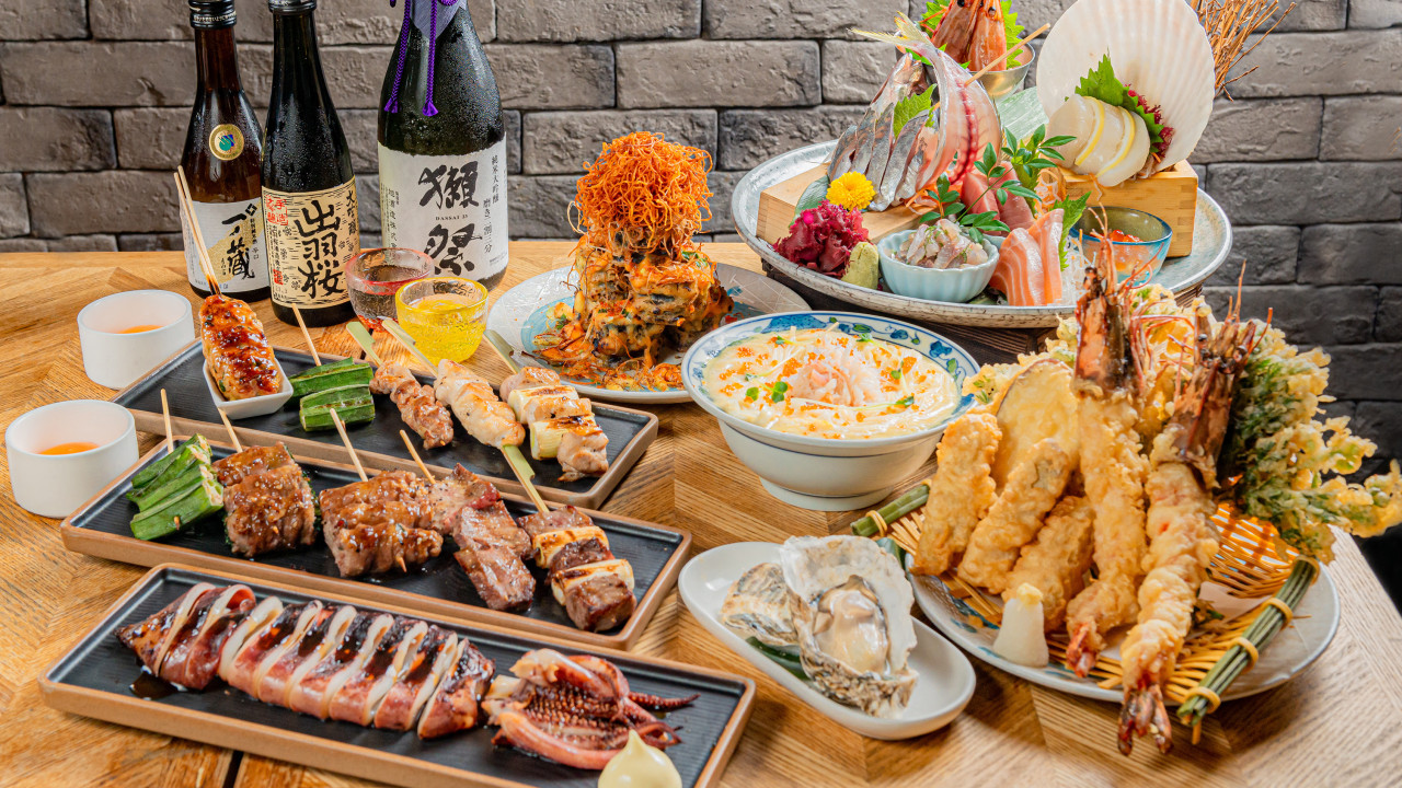 東涌新開日式串燒居酒屋「FireBird」招牌火焰燒雞腿／日本A4和牛燒肉／串燒／栗子蒙布朗蛋糕！