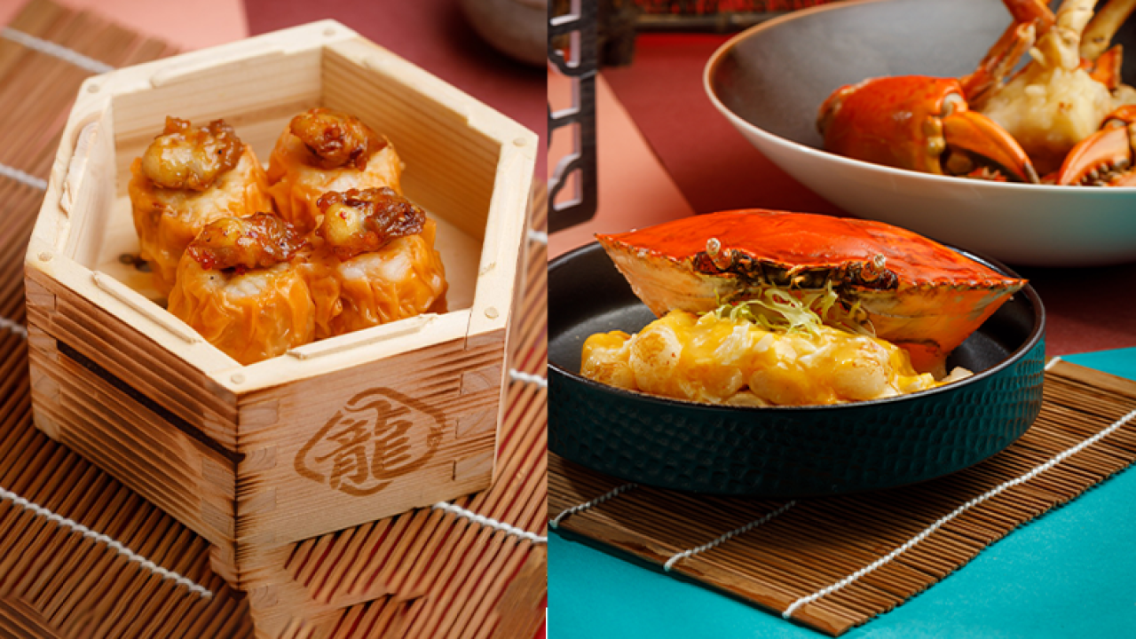 太古新開特色中菜餐廳「龍莊」足料蟹膏蟹肉腸粉／惹味雞軟骨燒賣／鵝醬羊架／芝士炸蜜瓜奶！