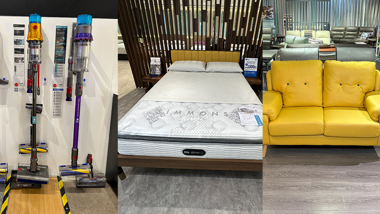 HomeSquare香港家居折開鑼 吸塵機、按摩椅、梳化低至1折！$1、$100均一價家品
