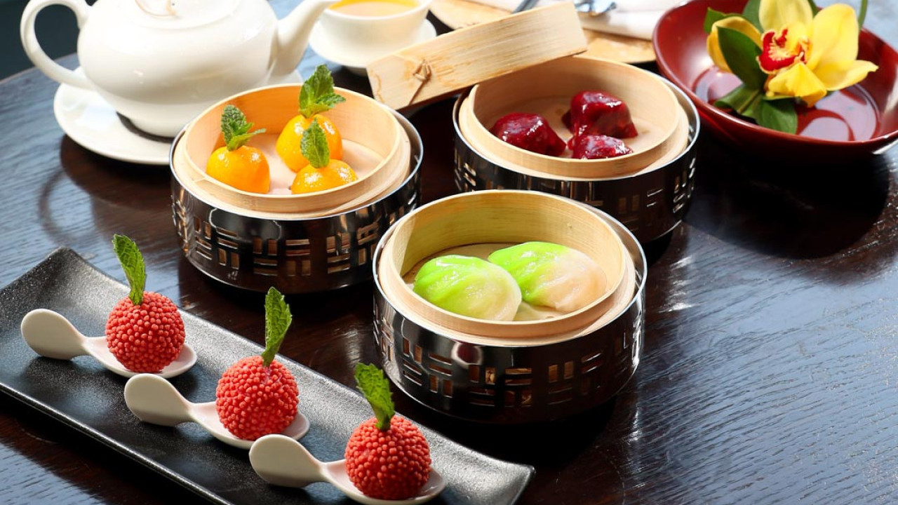 東涌好評酒店中菜館歎茶 星級大廚主理 / 99% 像真蔬果造型點心