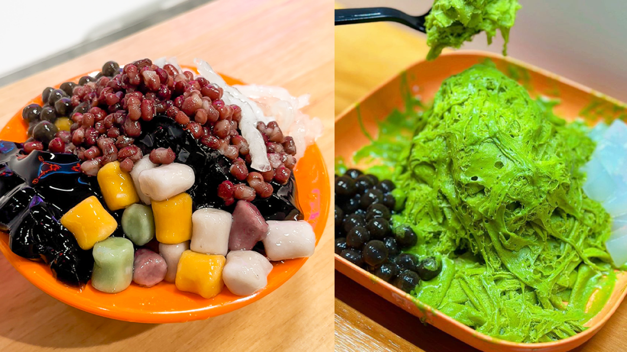 觀塘甜品小食店$38芋圓仙草粉條刨冰！仲有榴槤／宇治抹茶／芒果雪花冰／蜜桃乳酪沙冰