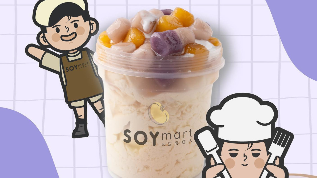 人氣豆乳甜品店SOYmart進駐黃大仙＋將軍澳開店！三色芋圓豆花／多芒仙草／芋泥豆乳／鰻魚粢飯