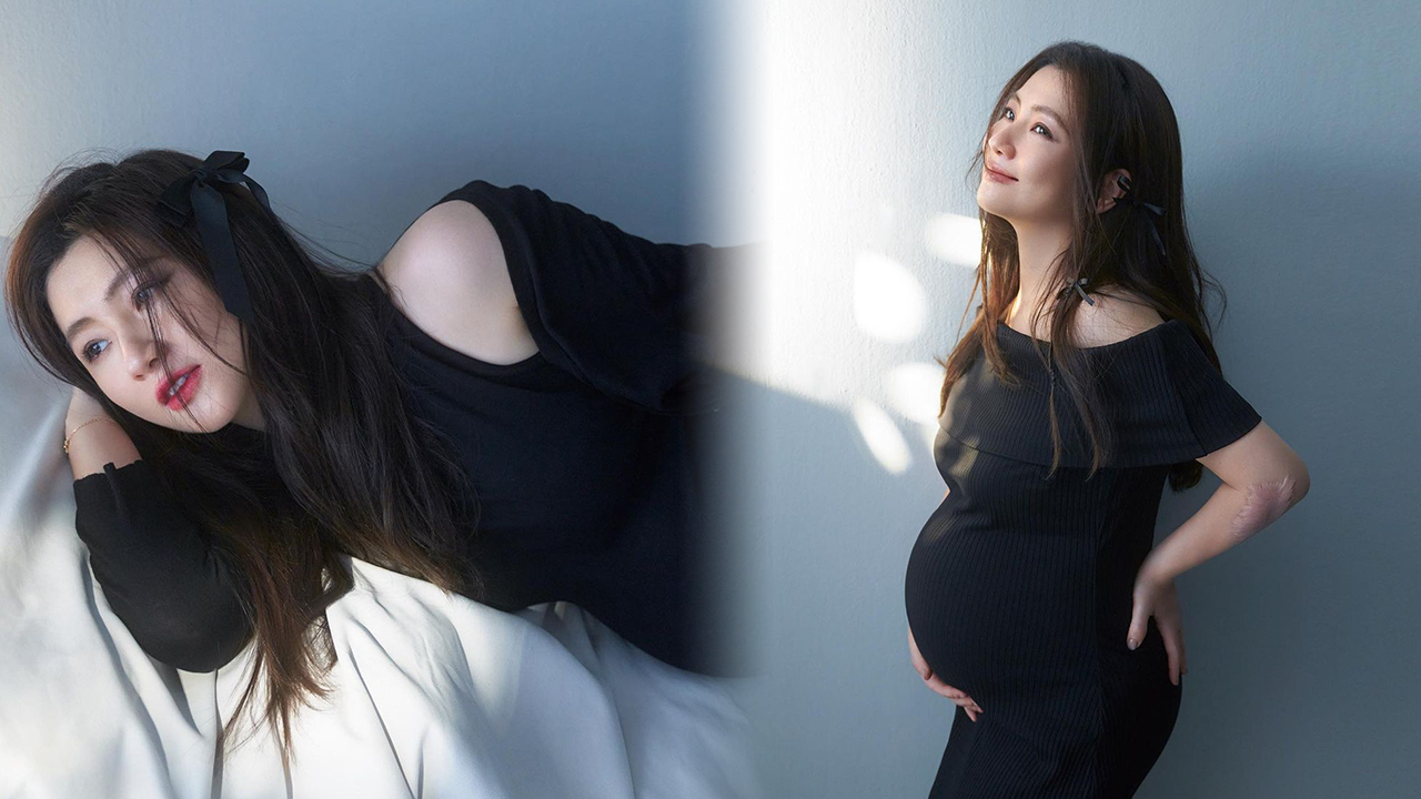 台灣女星S.H.E成員Selina懷孕八個月孕照曝光！網友大讚她為「最美孕婦」！