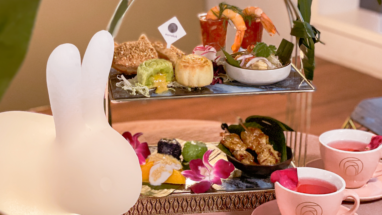 旺角露天餐廳Morokok推出中秋下午茶   流心斑蘭月餅／雙色芒果糯米飯／巨型中秋燈飾／附送中秋燈籠