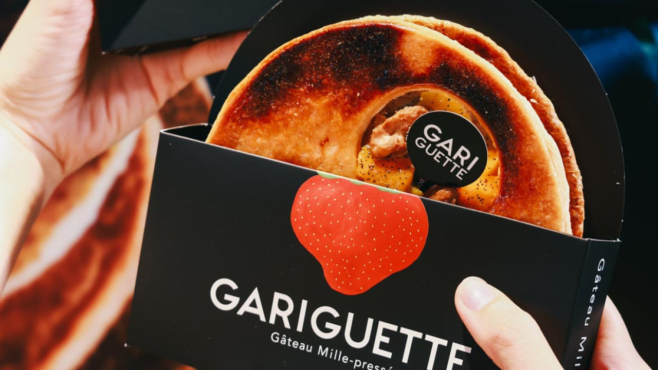 東京甜品店 GARIGUETTE 登陸銅鑼灣 圓形夾心千層拿破崙／香港限定奶茶味