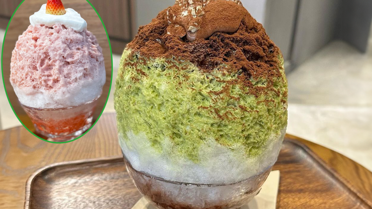 爆紅日式刨冰店Shari Shari 旺角開新分店！　 旺角新店限定：玄米茶朱古力刨冰！必試士多啤梨刨冰配牛乳奶凍