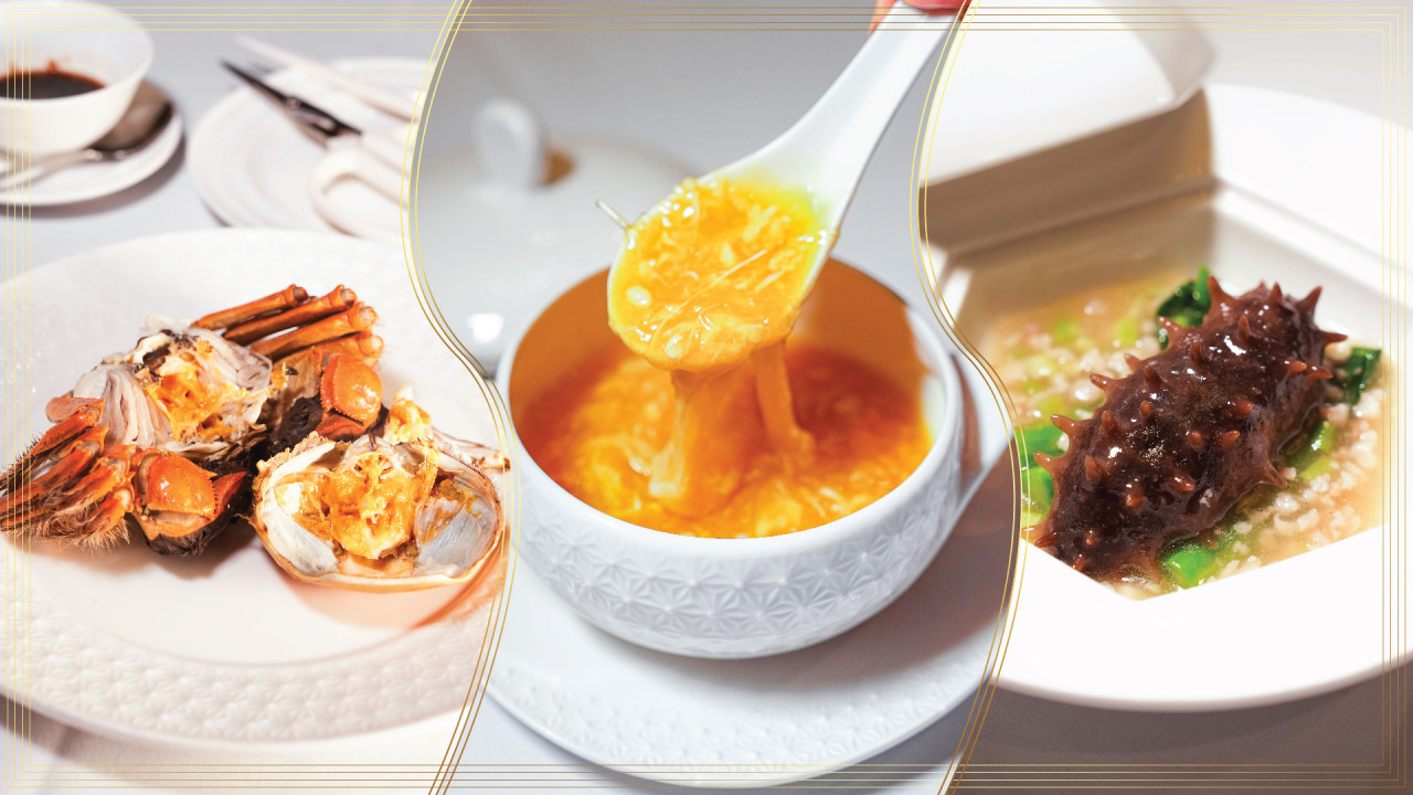 尖沙咀米芝蓮粵菜富豪酒家推出大閘蟹宴　陽澄湖大閘蟹／蟹粉翅／蟹腿荷葉飯／百蔥釀遼參