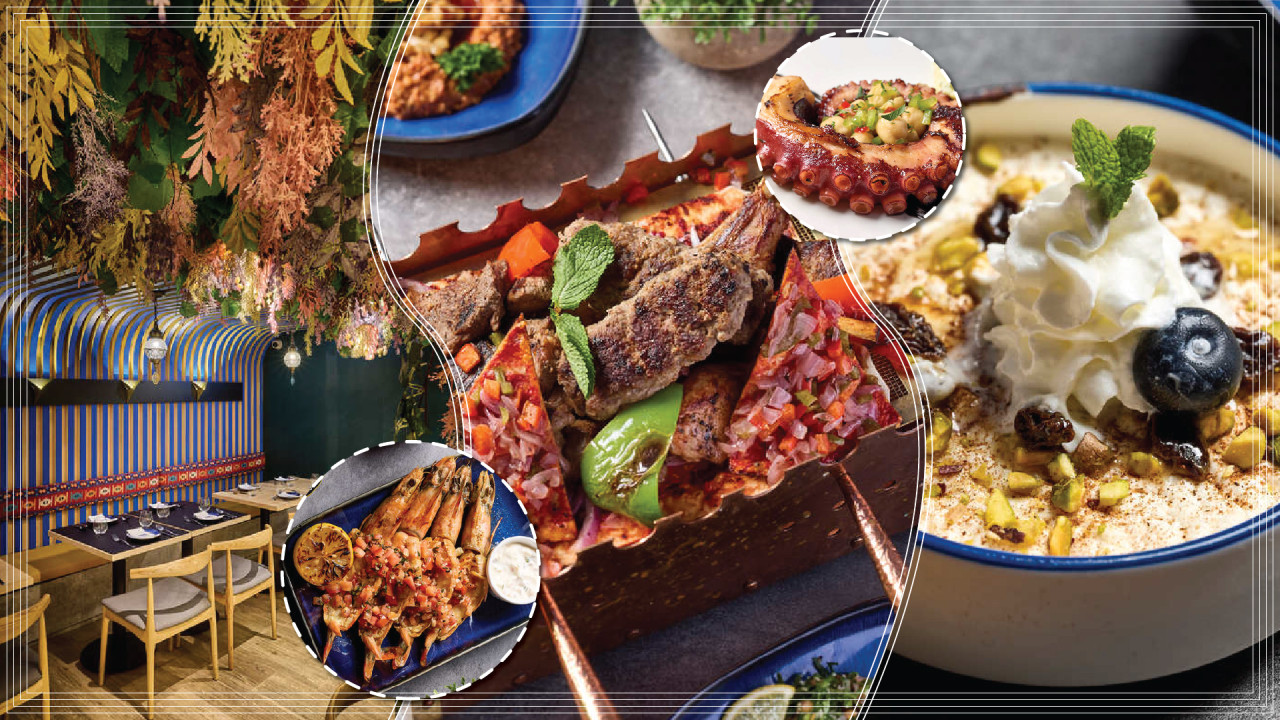 尖沙咀新開異國風情黎巴嫩餐廳Rue Du Liban　打卡花海 ／香烤西班牙八爪魚／阿拉伯雜錦烤肉／米布甸／法國生蠔