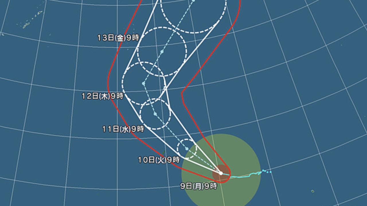 風暴消息｜繼小犬再有新颱風生成 最新預測路徑出爐！將升級為強颱