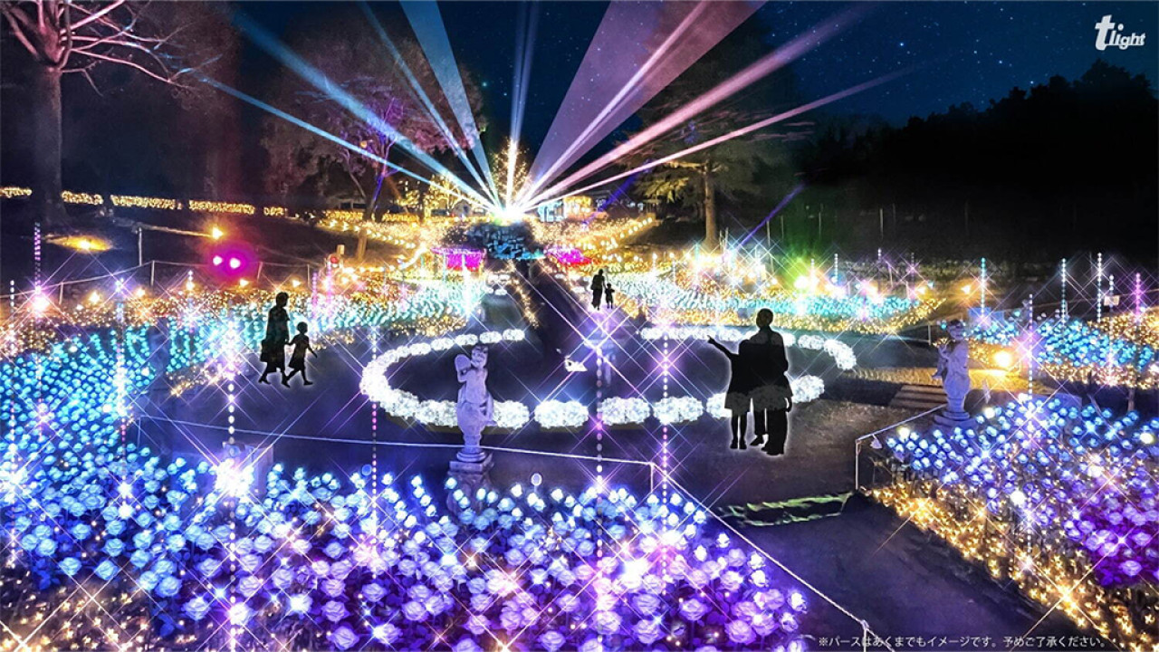 日本自由行2023 ｜伊豆「修善寺虹之鄉」大型燈飾祭10月中開催！5千朵LED玫瑰、踏上夢幻銀河鐵道