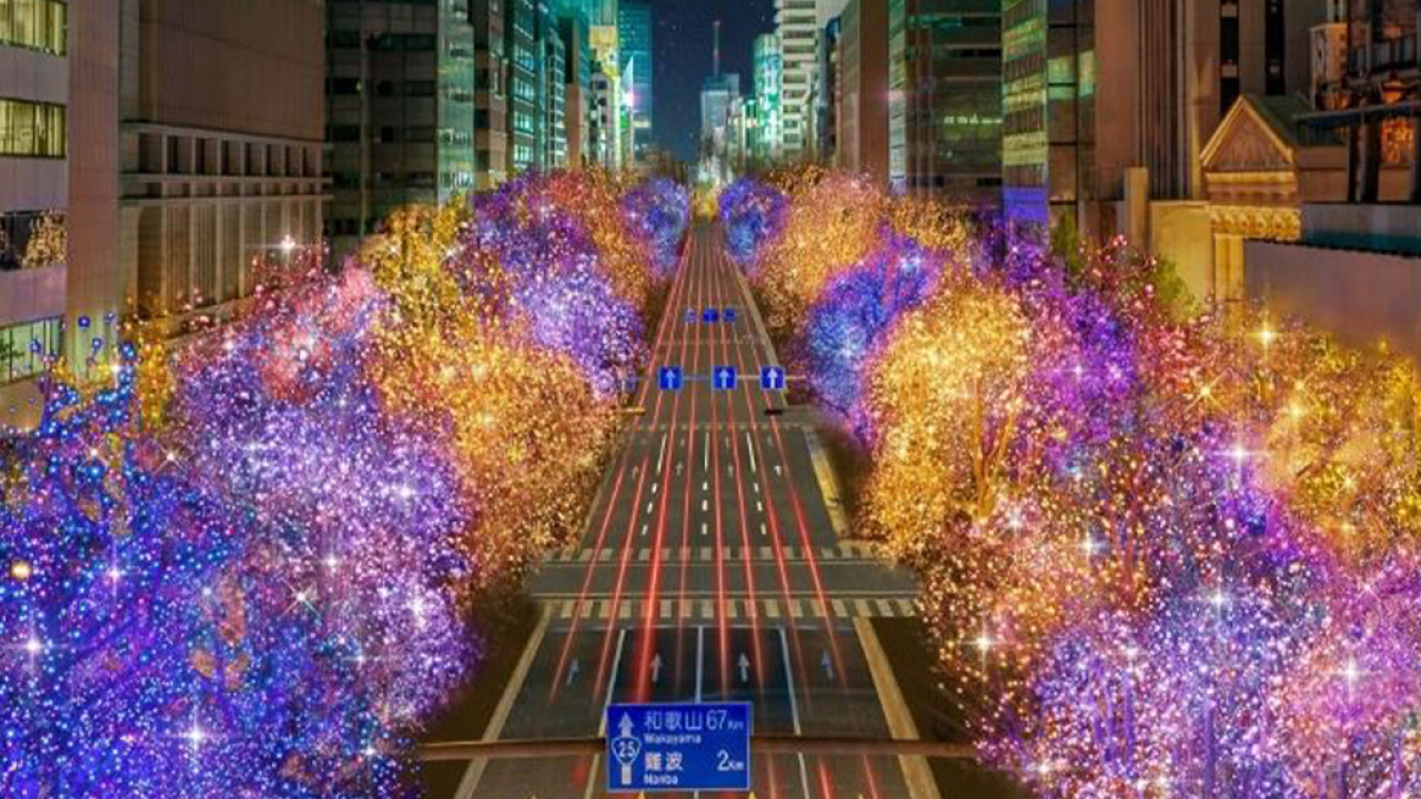 2023大阪冬日燈飾活動「大阪・光之盛宴」 梅田阪神前「光之路」、中之島公園
