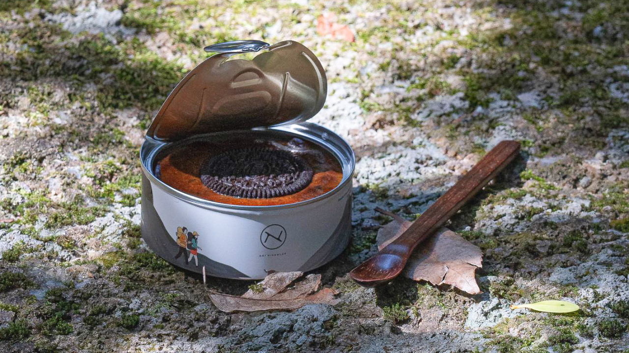 網店日式罐頭芝士蛋糕　限定Oreo曲奇忌廉口味／露營甜品之選！