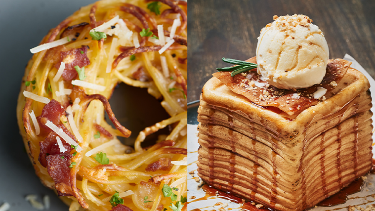 野外露營Feel〜啟德新開Camping主題Cafe　超打卡冬甩意粉／煙肉卡邦尼！仲有千層吐司／牛角窩夫