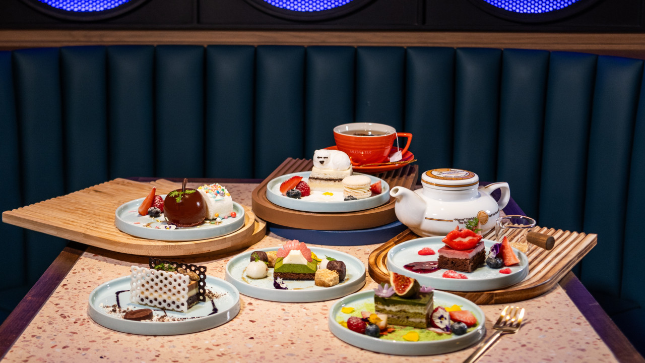 旺角藝術甜品 Cafe  超靚水晶蘋果蛋糕 日本金賞火炙泡芙