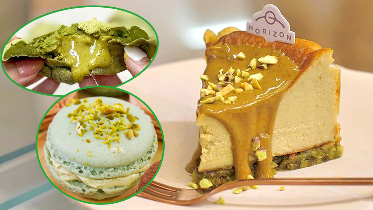 荔枝角D2 Place開心果甜品市集 周末快閃！　開心果麻糬波波／巴斯克芝士蛋糕／布甸／Macaron