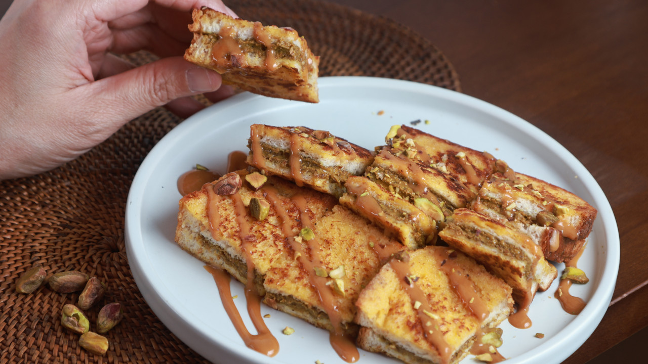 石硤尾現磨堅果醬主題小店  自製無添加開心果醬西多士