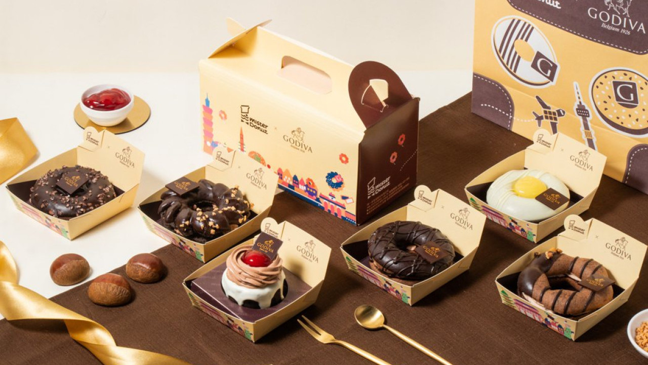即日上市！台灣Mister Donut x GODIVA | 多款口味、換購旅行頸枕