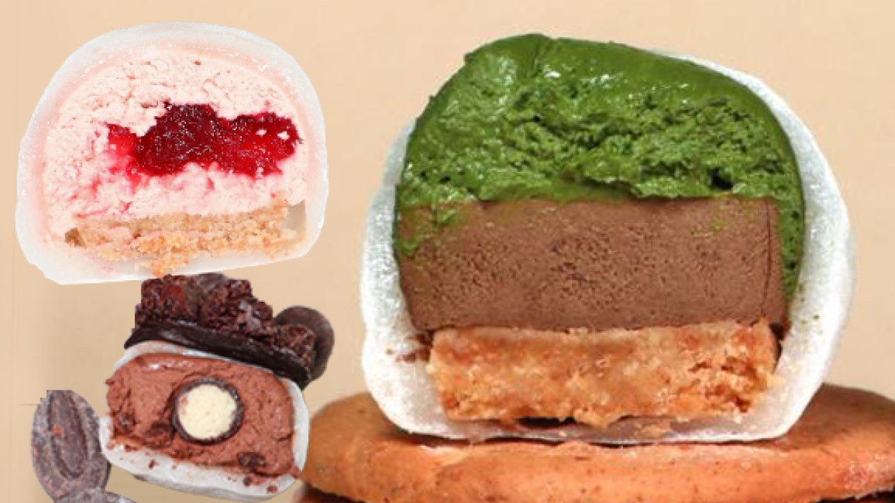 銅鑼灣Fashion Walk新開爆餡麻糬大福店　開心果／抹茶焙茶／朱古力五重奏大福