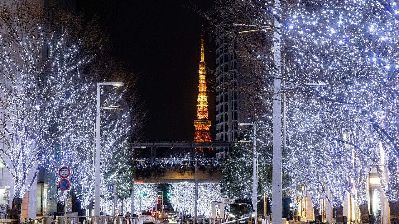 日本聖誕燈飾2023｜東京六本木聖誕燈飾亮燈！80萬LED藍色燈海大道／聖誕市集