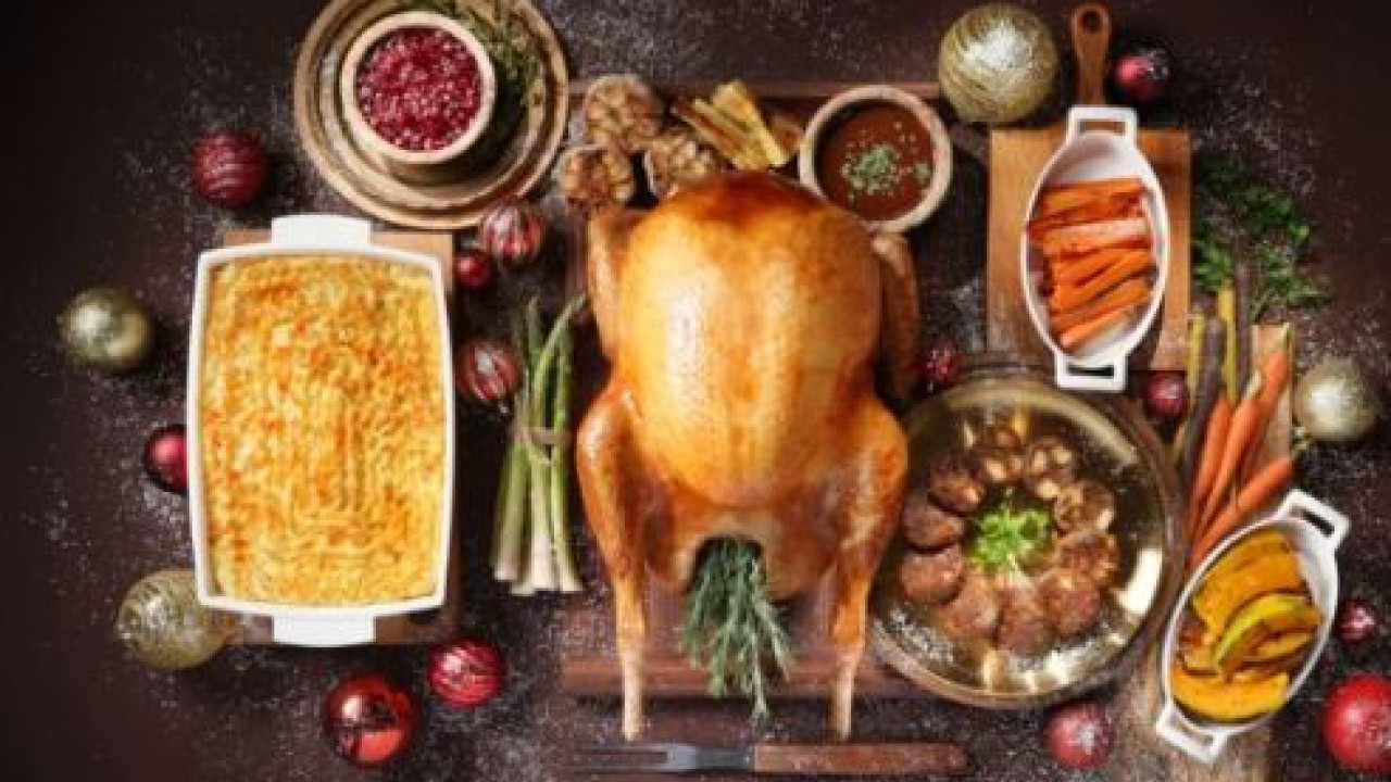 聖誕Party美食！東涌世茂喜來登酒店推出聖誕到會外賣套餐  早鳥優惠85折！   30日熟成T骨牛扒／原隻火雞／芝士通心粉