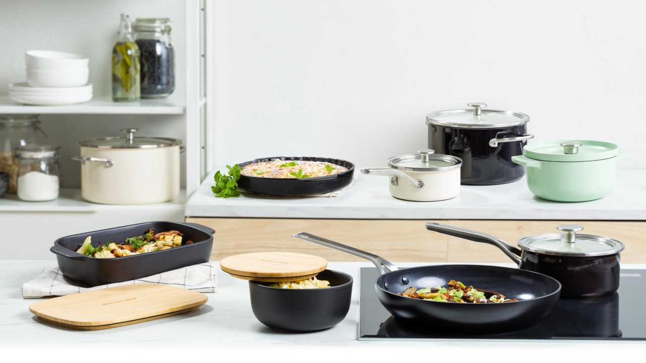 超市印花│Market Place印花換購KitchenAid廚具　開心果色鑄鐵鍋／易潔煎鍋／湯鍋／陶瓷碗／焗盤／餡餅盤