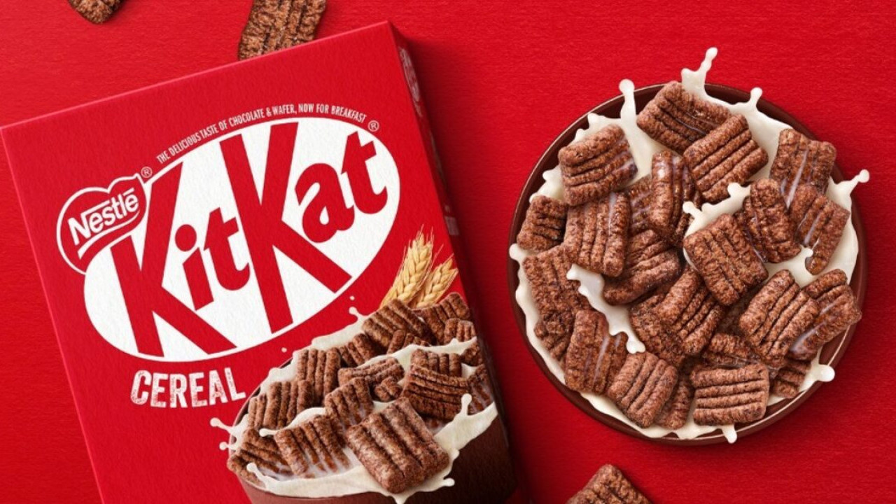歐洲大熱！KitKat新推出穀類早餐 經典牛奶朱古力味鬆脆又可口