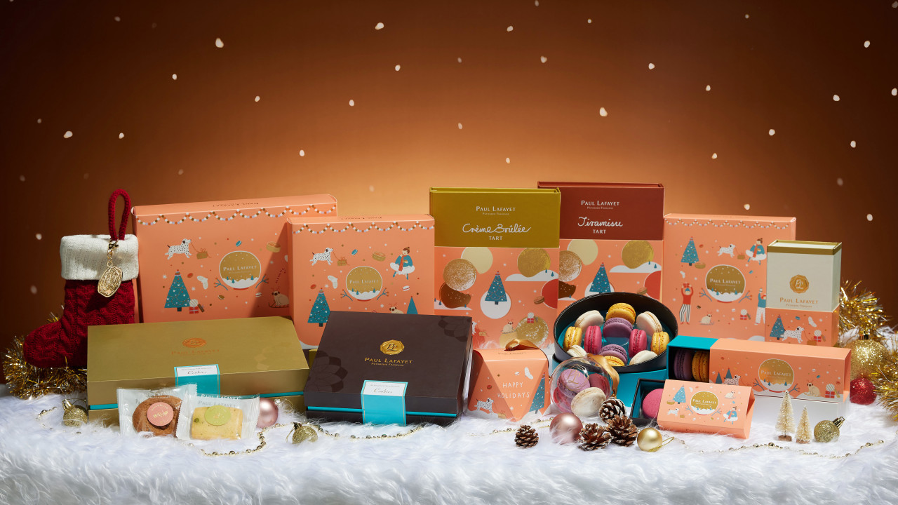 Paul Lafayet聖誕限定甜點禮盒　意大利芝士撻／法式焦糖燉蛋撻／蘋果肉桂蛋糕