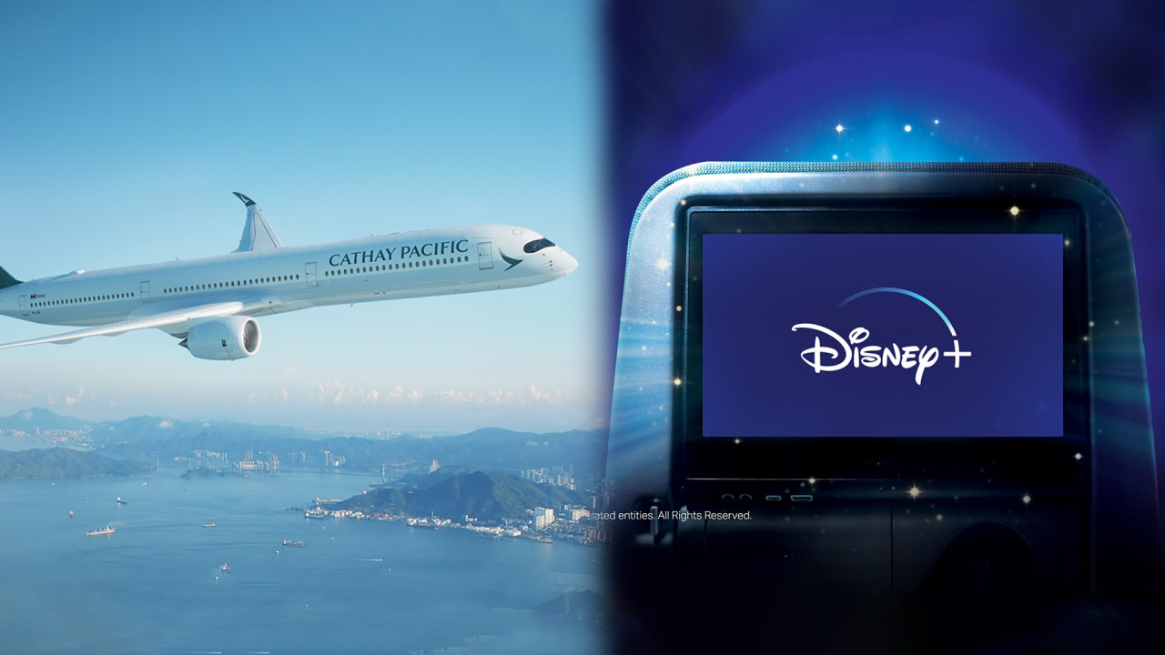 國泰航空宣佈增添Disney+  空中觀賞最新迪士尼/彼思/Marvel電影劇集