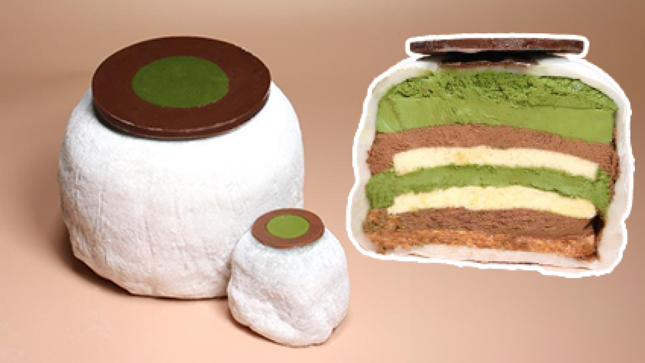 生日蛋糕推介！ 8層巨型大福蛋糕　抹茶焙茶／開心果／日本士多啤梨芝士味