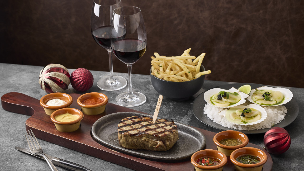 中環新開阿根廷扒房TANGO 頂級肉眼扒／生帶子薄片／吞拿魚他他／除夕探戈舞蹈表演