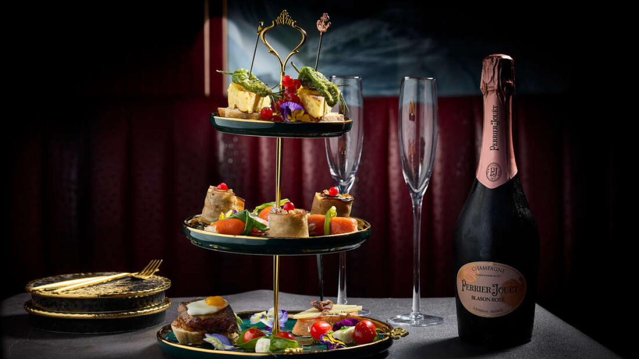 中環紅色復古藝術雞尾酒吧The Mansion  打卡雞尾酒／西班牙Pintxos小食