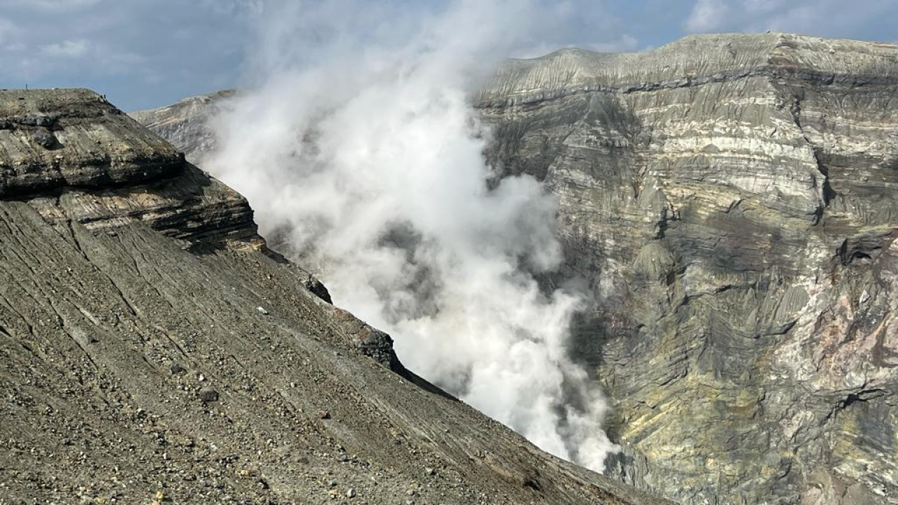 阿蘇火山噴發警報升至2 火山活動加劇！有可能噴火