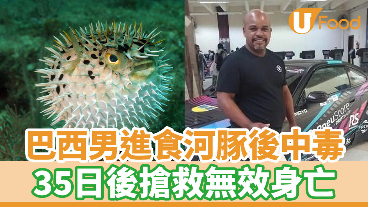 巴西男進食河豚後中毒 35日後搶救無效身亡