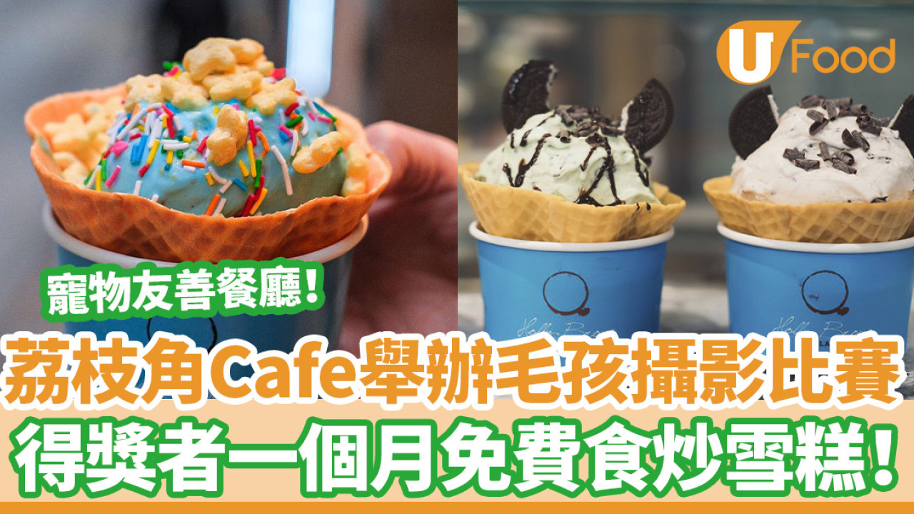 荔枝角寵物友善Cafe毛孩攝影比賽　得獎者一個月免費食炒雪糕！