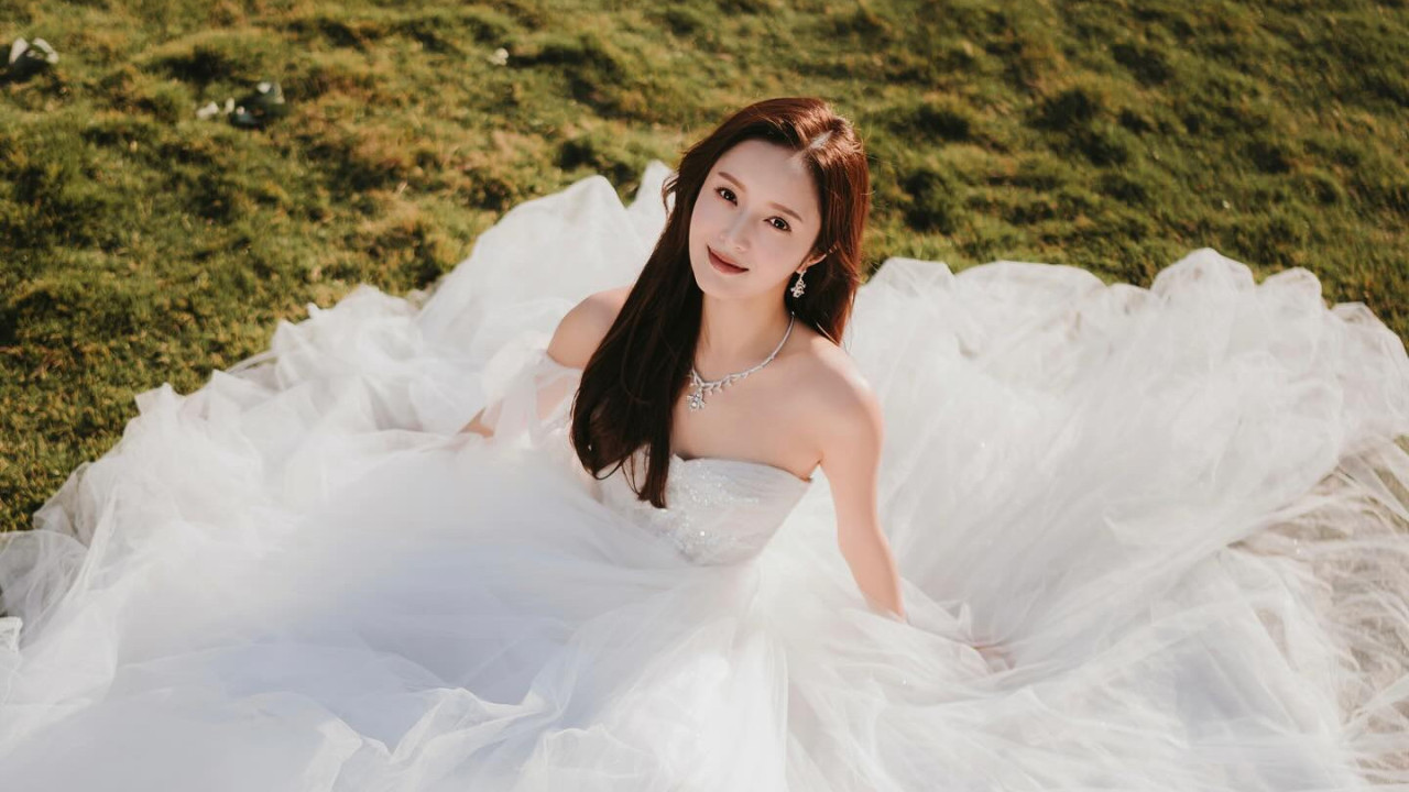 31歲TVB女藝人突然晒婚紗相惹閃婚疑雲！女神造型仙氣逼人獲讚美若天仙！
