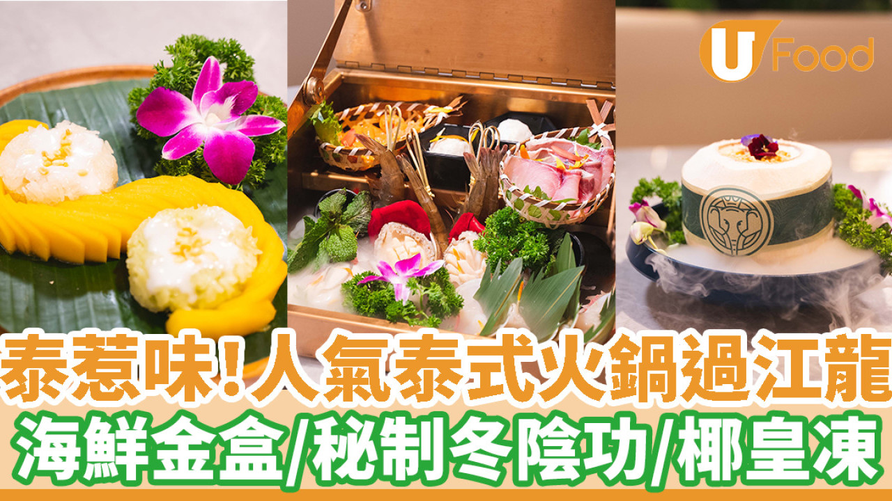 聚餐必選！惹味泰式火鍋過江龍  海鮮金盒／秘制冬陰功／椰皇凍