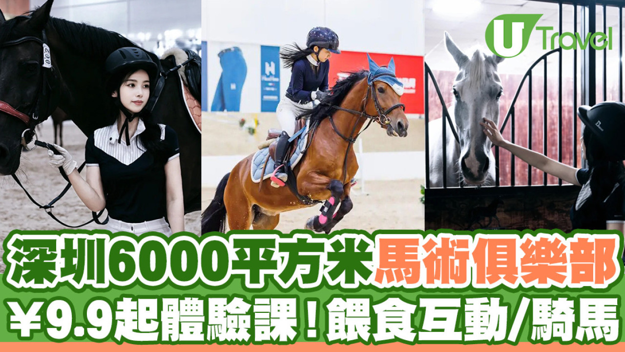 深圳6000平方米馬術俱樂部  ¥9.9起體驗課！親嘗餵食互動/騎馬