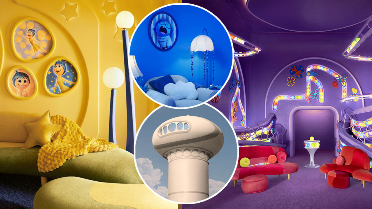 Inside Out 2｜Airbnb推出《玩轉腦朋友2》民宿 入住大腦總部！設阿樂、阿愁主題房間