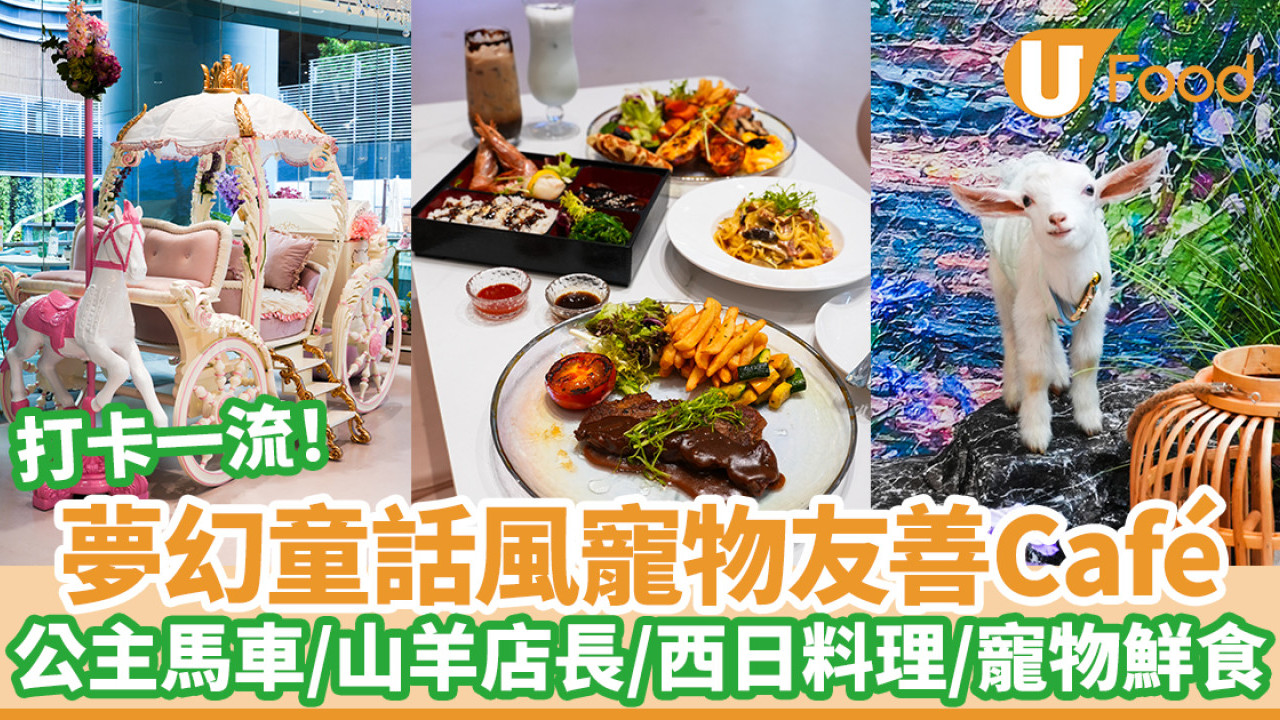 夢幻童話風寵物友善Café 公主馬車／山羊店長／西日料理／寵物鮮食