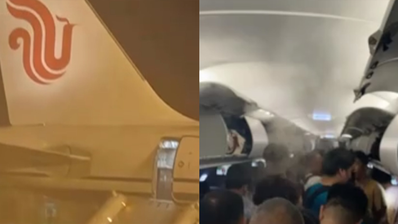 大媽搭飛機打開逃生出口以為廁所！結局超驚險