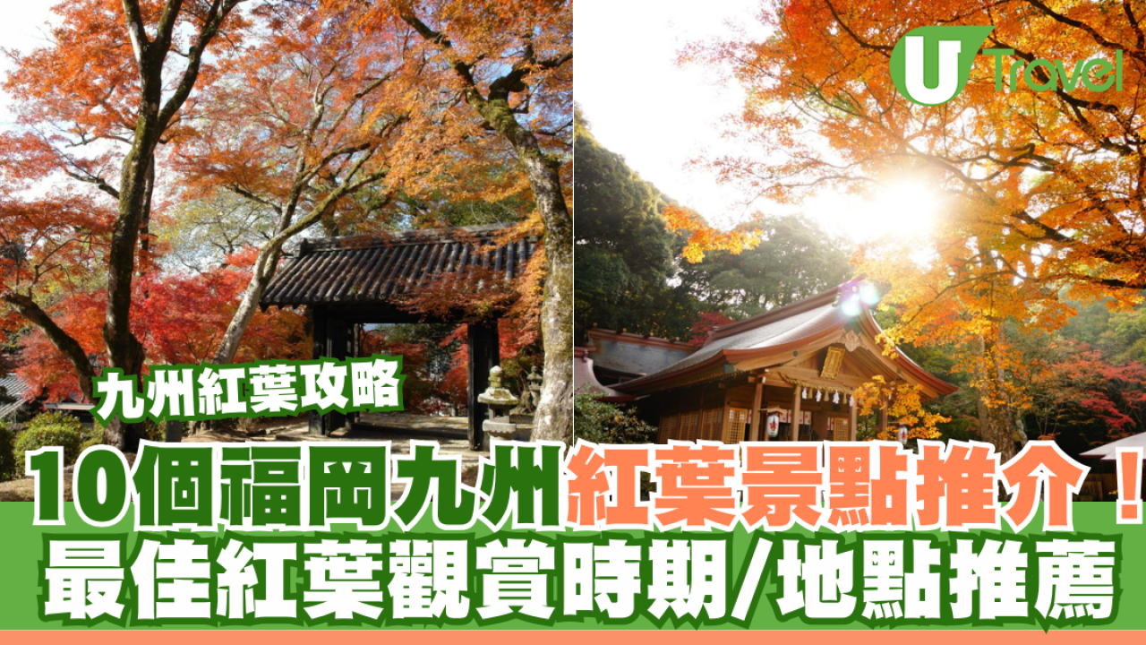 九州紅葉攻略2025｜10個福岡九州紅葉景點推介！最佳紅葉觀賞時期/地點推薦