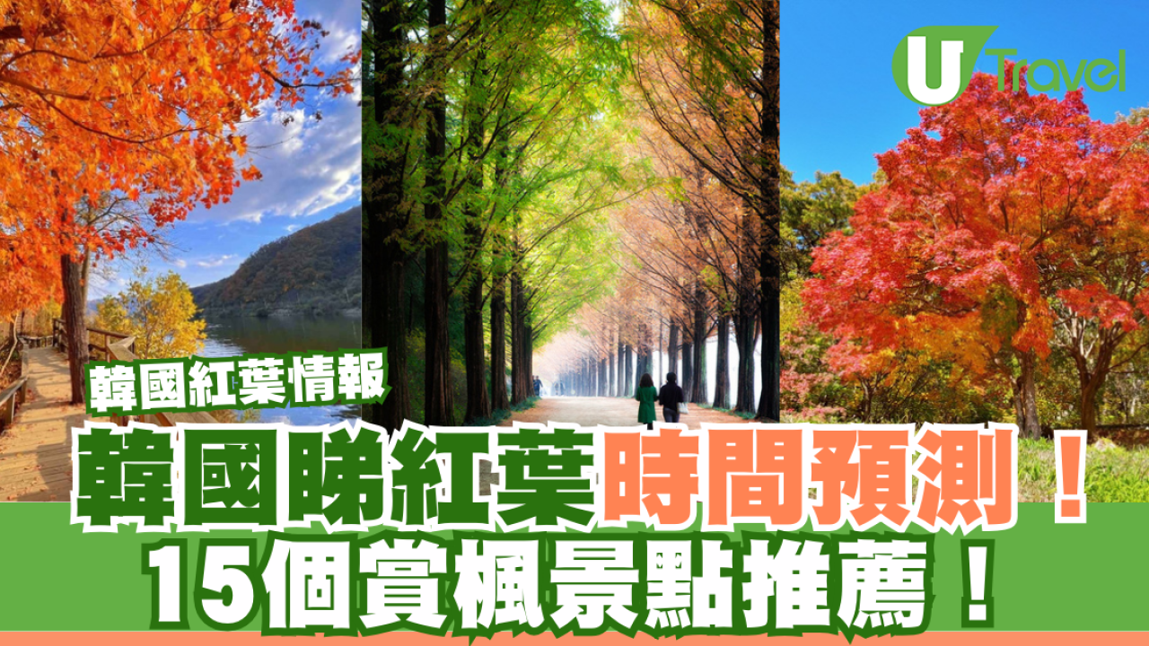 韓國紅葉2024｜韓國睇紅葉時間預測！15個賞楓景點推薦！